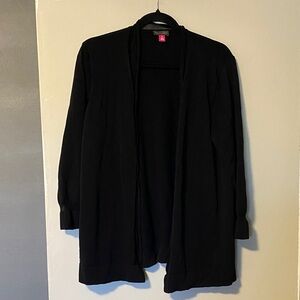 Vince Camuto Black Women's Cardigan cotton and viscose